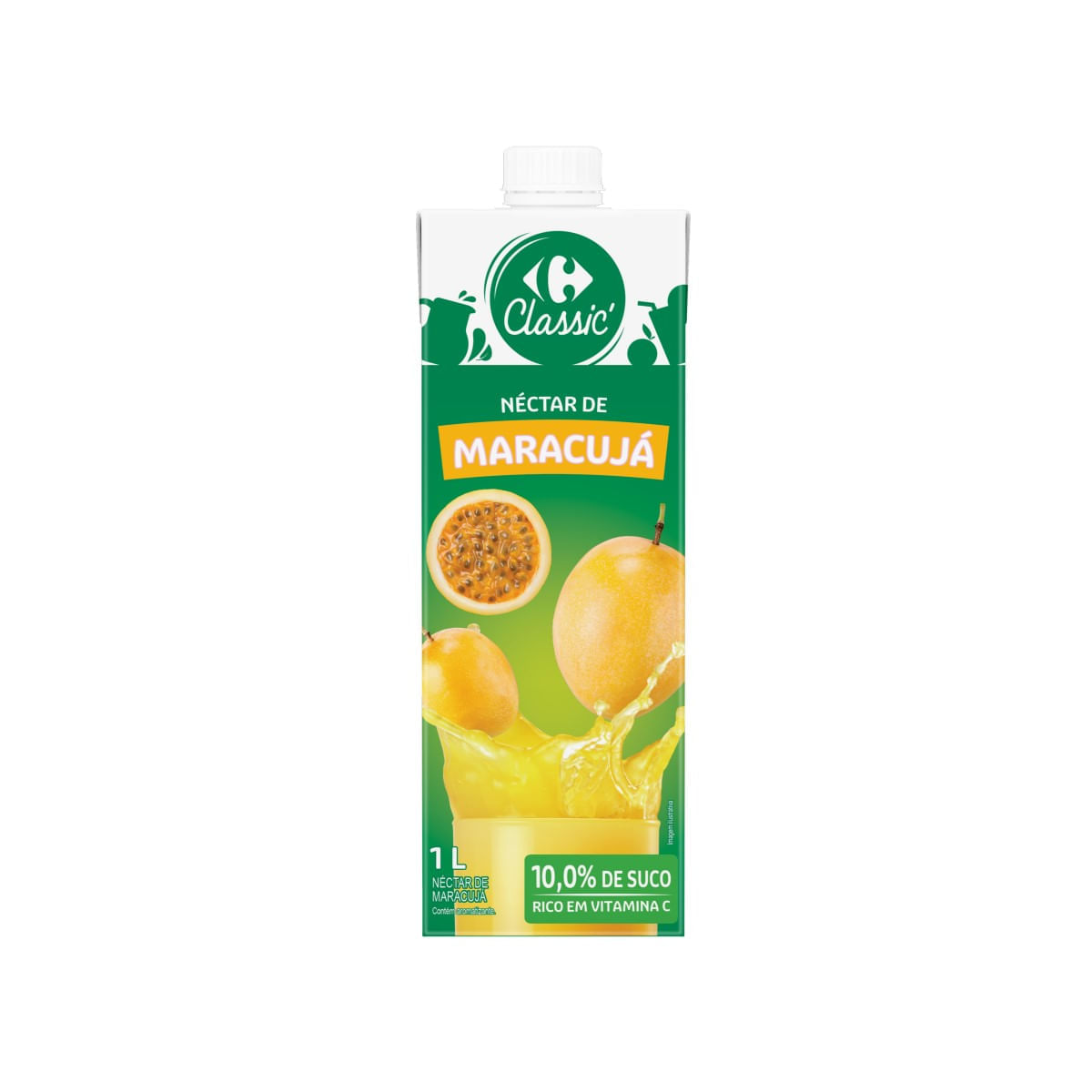 Néctar Sabor Maracujá Carrefour Classic 1L