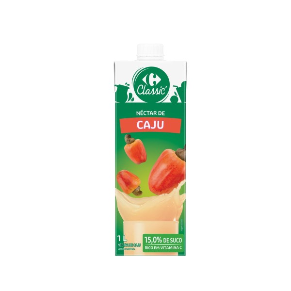Encontraproduto.com.br - Néctar Sabor Caju Carrefour Classic 1L