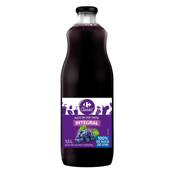 Encontraproduto.com.br - Suco de Uva Integral Carrefour Classic 1,5L