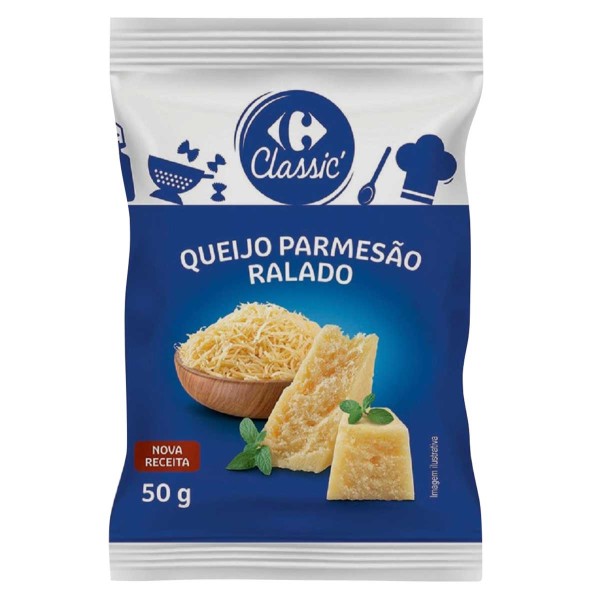 Encontraproduto.com.br - Queijo Parmesão Ralado Carrefour Classic 50g