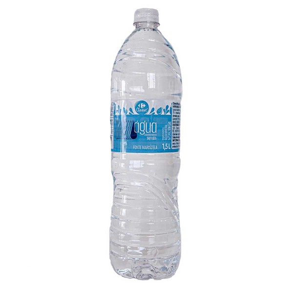 Encontraproduto.com.br - Água Mineral sem Gás Classic Carrefour Garrafa 1,5 Litros
