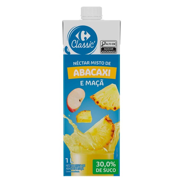 Néctar Misto Sabor Abacaxi e Maçã 1L