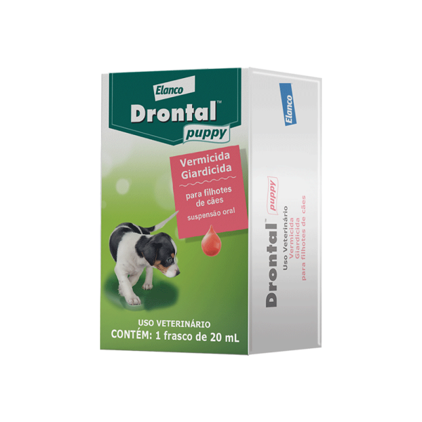 Encontraproduto.com.br - Drontal Puppy Suspensão 20ml Bayer vermífugo cães