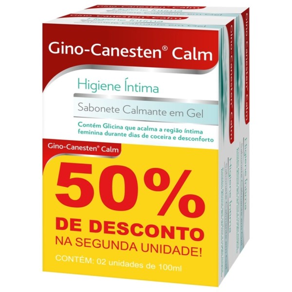 Sabonete Intimo Em Gel Gino-canesten® Calm 2 Unidades