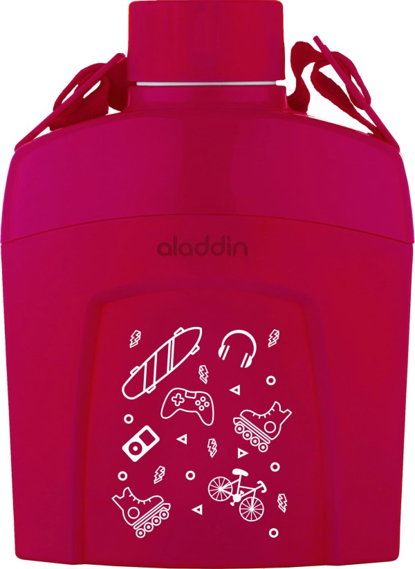 Cantil Térmico Kids Rosa Pink 600ml Aladdin