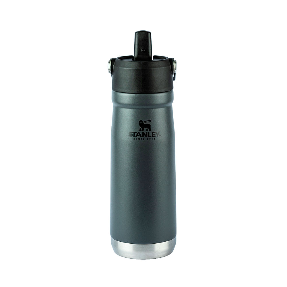 Encontraproduto.com.br - Garrafa Térmica Flip Straw Charcoal 651 ml Stanley