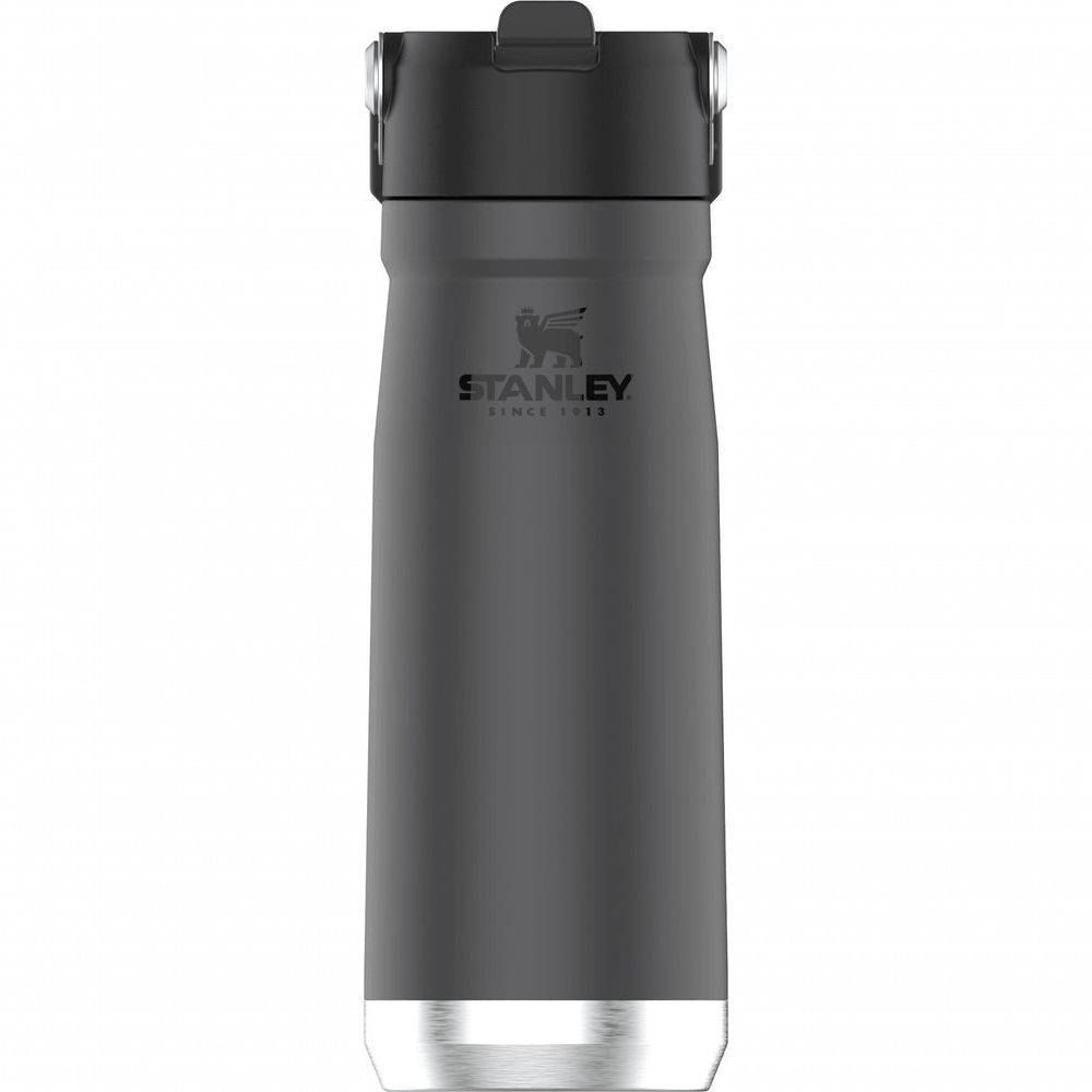 Encontraproduto.com.br - Garrafa Térmica Flip Straw Charcoal 651 ml Stanley