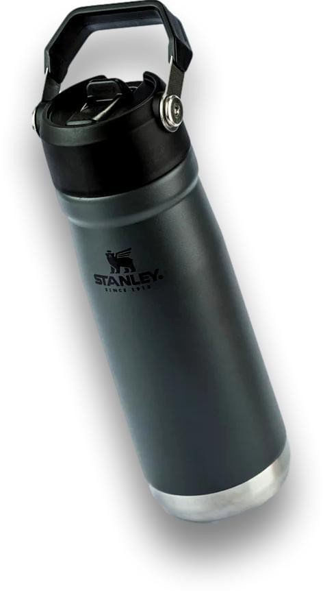 Encontraproduto.com.br - Tumbler Térmico Flip Straw Charc 887 ml Stanley