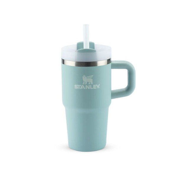Encontraproduto.com.br - Copo Quencher Térmico Com Alça 2.0 Seafoam 590ml Stanley