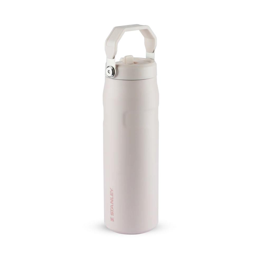 Encontraproduto.com.br - Garrafa Térmica 710ml Aerolight Flip Straw Rose Quartz Stanley