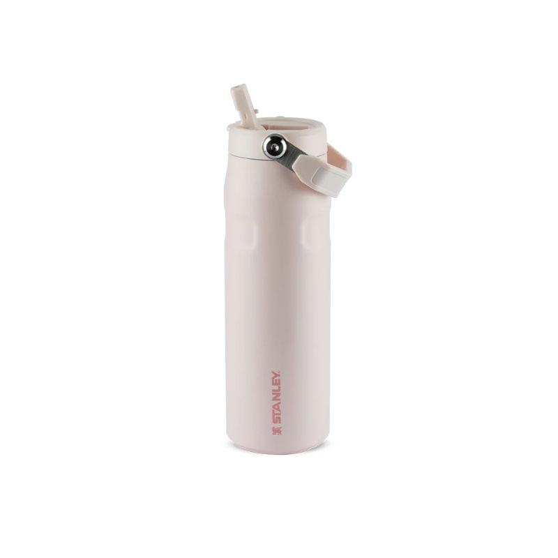 Encontraproduto.com.br - Garrafa Térmica 710ml Aerolight Flip Straw Rose Quartz Stanley
