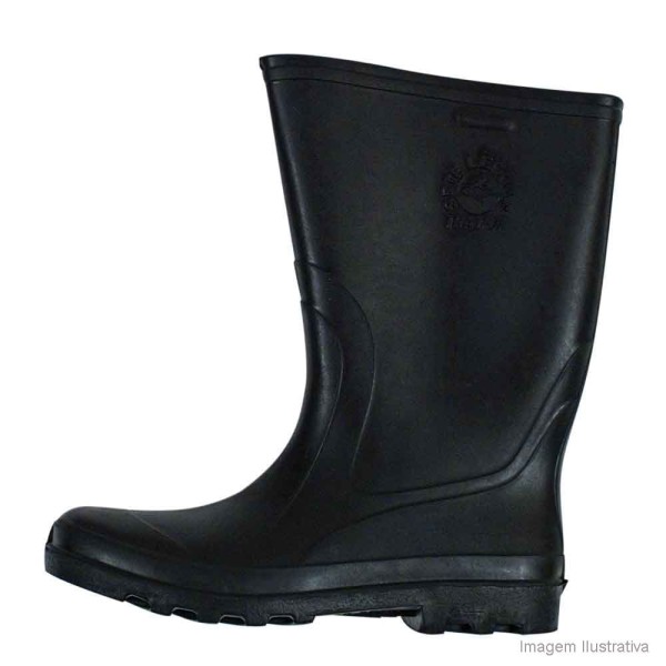 Encontraproduto.com.br - Bota de borracha Trator com cano curto tamanho 41 preta Dura Plus