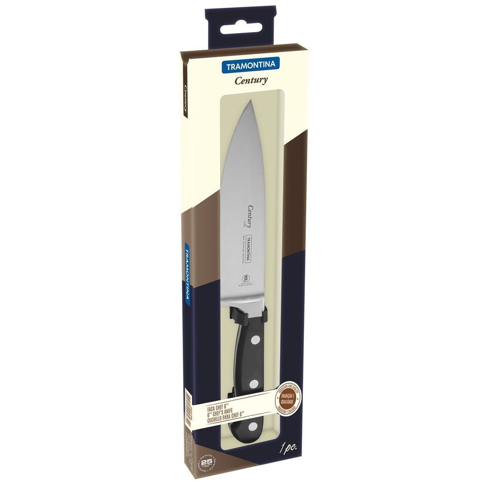 Encontraproduto.com.br - Faca p/ Carne/Cozinha 6`` Tramontina Century