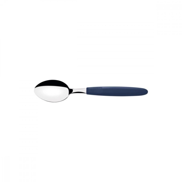 Encontraproduto.com.br - Colher para Cha Tramontina Ipanema com Lamina em Aço Inox e Cabo de Polipropileno Azul