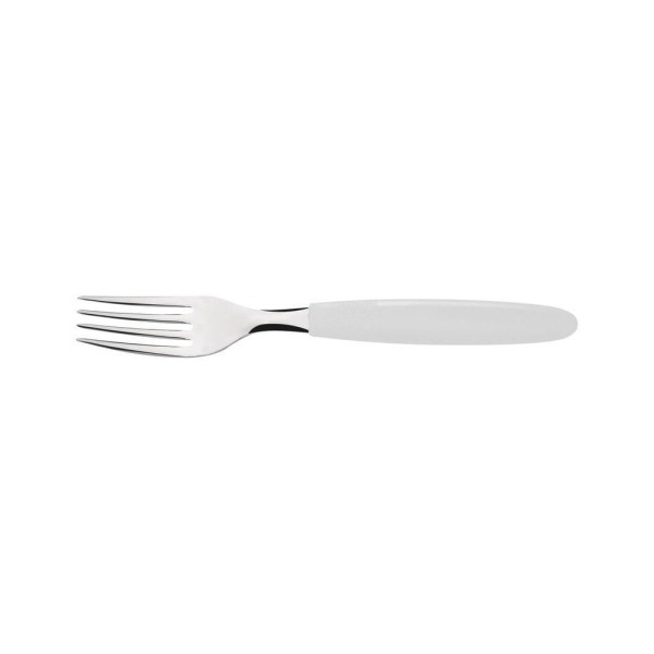 Encontraproduto.com.br - Garfo Para Sobremesa Ipanema Com Lâmina Em Aço Inox E Cabo De Polipropileno Branco
