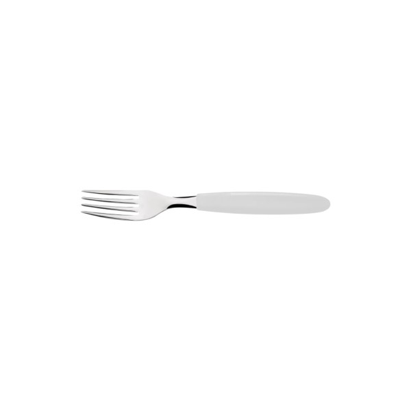 Encontraproduto.com.br - Garfo Para Sobremesa Ipanema Com Lâmina Em Aço Inox E Cabo De Polipropileno Branco