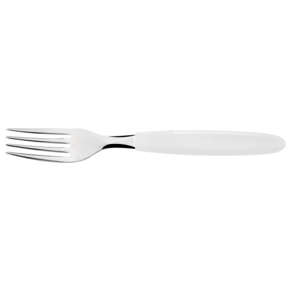 Encontraproduto.com.br - Garfo Para Sobremesa Ipanema Com Lâmina Em Aço Inox E Cabo De Polipropileno Branco
