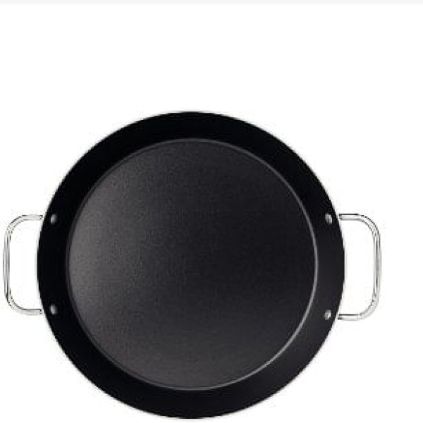 Encontraproduto.com.br - Paellera de Alumínio com Revestimiento Interno Antiaderente Loreto Preta 34cm - Tramontina