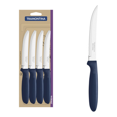 Encontraproduto.com.br - Conjunto De Facas Para Churrasco Ipanema Com Lâminas Em Aço Inox E Cabos De Polipropileno