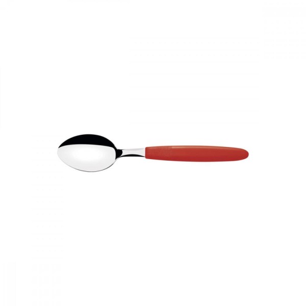 Colher para Cha Tramontina Ipanema com Lamina em Aço Inox e Cabo de Polipropileno Vermelho