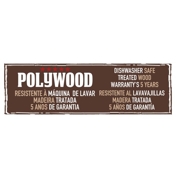 Encontraproduto.com.br - Conj. Espatulas Inox 6 Pçs Polywood Tramontina
