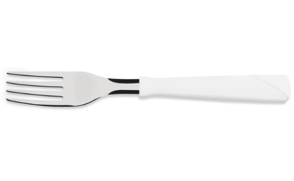 Encontraproduto.com.br - Garfo De Mesa Tramontina New Kolor Com Lâmina Em Aço Inox E Cabo De Polipropileno Branco Tramontina