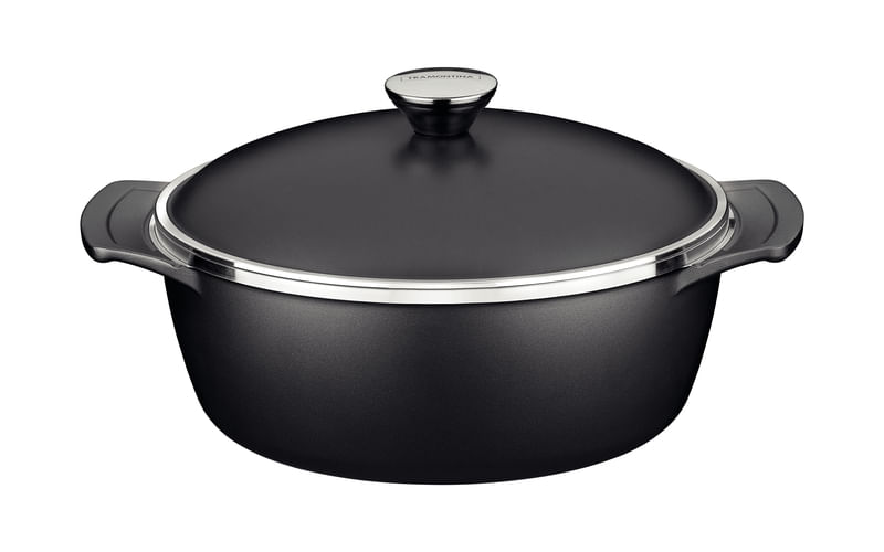 Caçarola Tramontina Lyon Alumínio Forjado Revestimento Antiaderente Starflon 26 Cm 4,6 L Tramontina