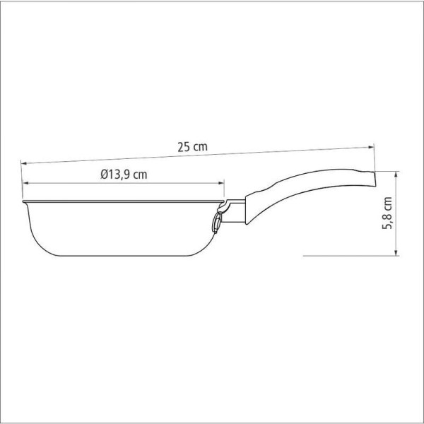 Encontraproduto.com.br - Frigideira em Alumínio para Ovo Turim Tramontina 13cm 20182013