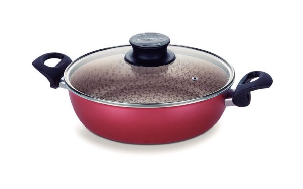 Encontraproduto.com.br - Fritadeira Multiuso Alumínio Com Tampa de Vidro Tramontina