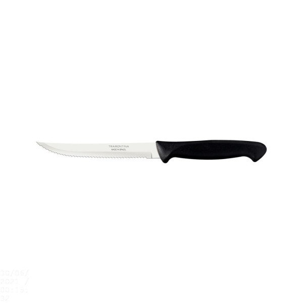 Faca Churrasco Frutas Tramontina Usual Inox Cabo Preto 5 Tramontina