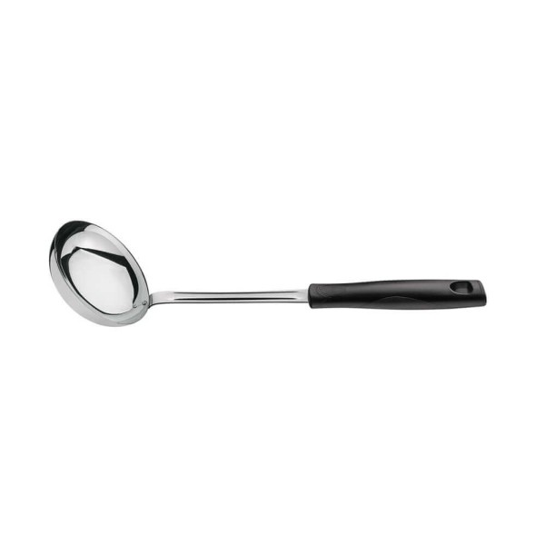 Encontraproduto.com.br - CONCHA EASY PRETO - LAMINA DE ACO INOX E CABO DE POLIPROPILENO