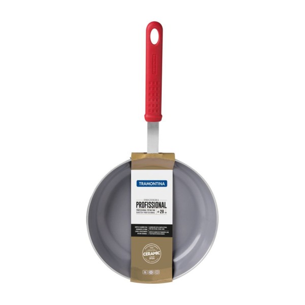 Encontraproduto.com.br - Frigideira Tramontina Profissional Alumínio e Cerâmica Cabo Inox 28cm 3,1L