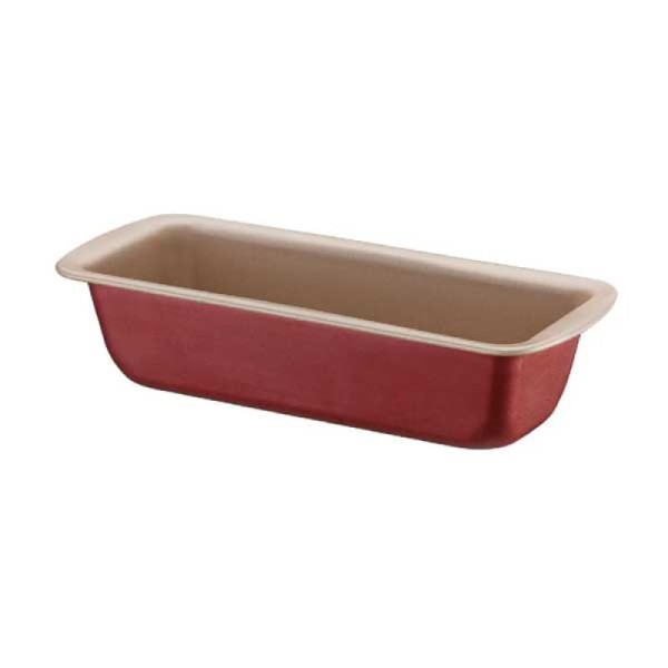 Encontraproduto.com.br - Forma para Pao e Bolo Tramontina Antiaderente Vermelha 22CM