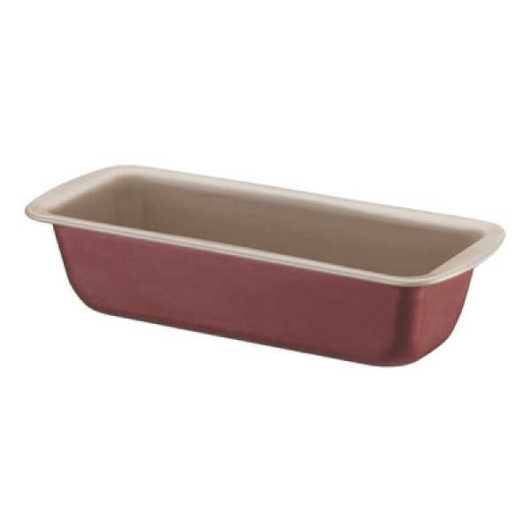 Encontraproduto.com.br - Forma para Pao e Bolo Tramontina Antiaderente Vermelha 22CM