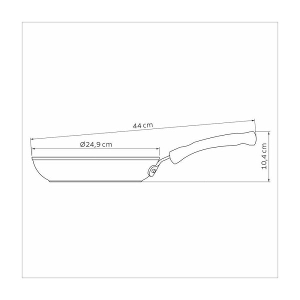 Encontraproduto.com.br - Frigideira Profissional Alumínio 24 Cm Indução Tramontina