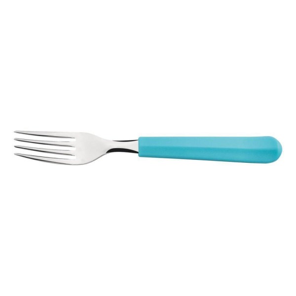 Encontraproduto.com.br - Garfo Para Sobremesa Tulum Com Lâmina Em Aço Inox E Cabo De Polipropileno Turquesa