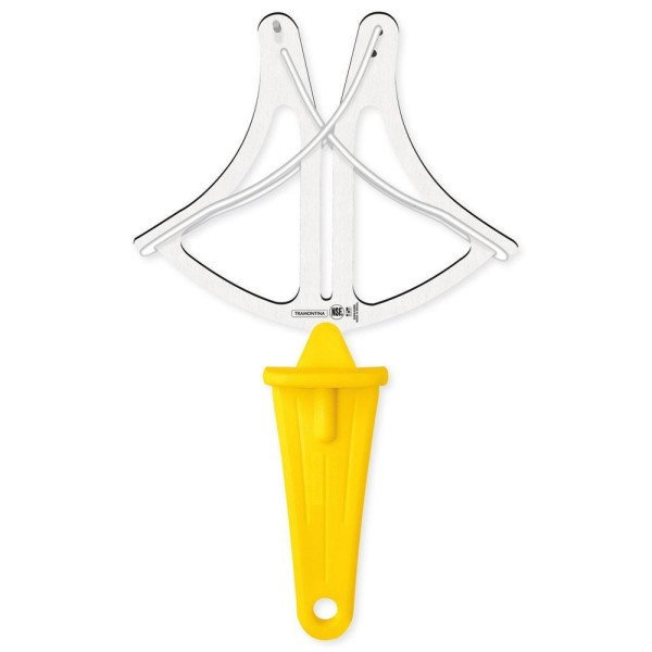 Encontraproduto.com.br - Alinhador De Fio Em Aço Inox Tramontina Cabo Amarelo Tramontina