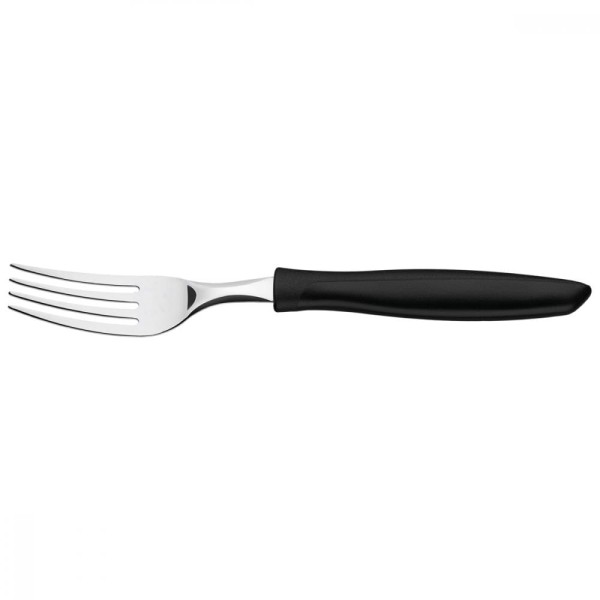 Encontraproduto.com.br - Garfo De Mesa Tramontina Plenus Com Lâmina Em Aço Inox E Cabo De Polipropileno Preto Tramontina