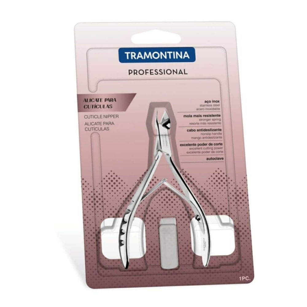 Encontraproduto.com.br - Alicate de Cutícula Tramontina em Aço Inox