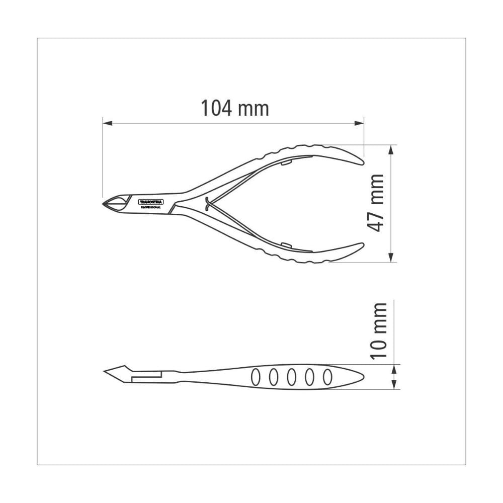 Encontraproduto.com.br - Alicate de Cutícula Tramontina em Aço Inox