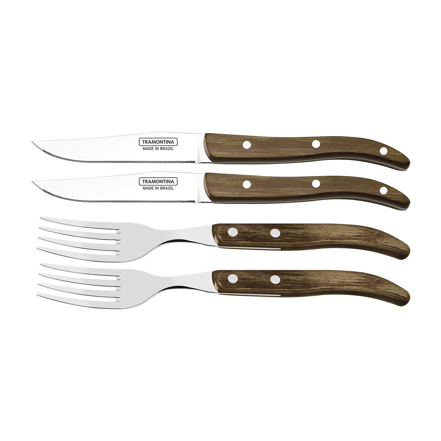 Conjunto de Talheres para Churrasco em Aço Inox 4