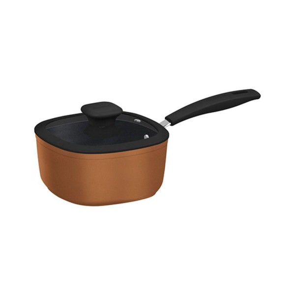 Encontraproduto.com.br - Panela de Alumínio Refinatta com Revestimento Interno de Antiaderente Cobre 18cm - Tramontina