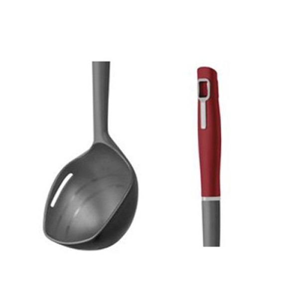 Encontraproduto.com.br - Concha em nylon Tramontina Verano 33cm vermelha