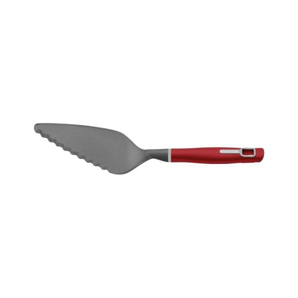 Encontraproduto.com.br - Espátula para Bolo e Pizza Verano com Bojo em Nylon e Cabo de Polipropileno Vermelho - Tramontina