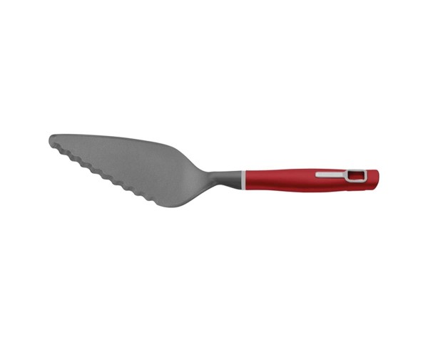 Encontraproduto.com.br - Espátula para Bolo e Pizza Verano com Bojo em Nylon e Cabo de Polipropileno Vermelho - Tramontina