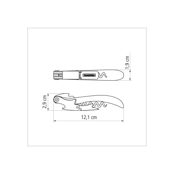 Encontraproduto.com.br - Saca Rolha Sommelier Inox Harmoniza Tramontina