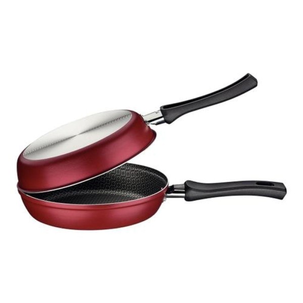 Encontraproduto.com.br - Omeleteira Napoli de Alumínio Vermelha Tramontina 20cm 20123 720