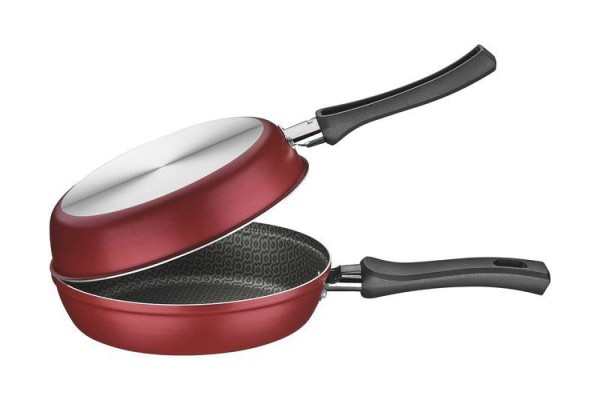Encontraproduto.com.br - Omeleteira Napoli de Alumínio Vermelha Tramontina 20cm 20123 720