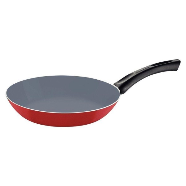 Encontraproduto.com.br - Frigideira Tramontina com Revestimento Interno Cerâmico e Externo em Silicone Vermelho - 2 Litros