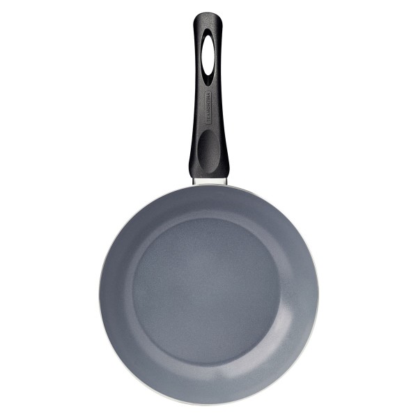Encontraproduto.com.br - Frigideira Tramontina com Revestimento Interno Cerâmico e Externo em Silicone Vermelho - 2 Litros